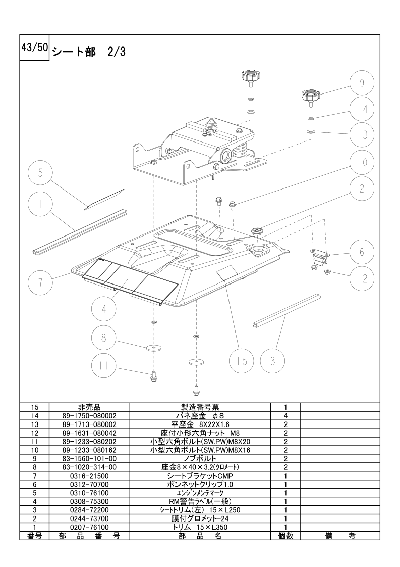 シート部 2/3