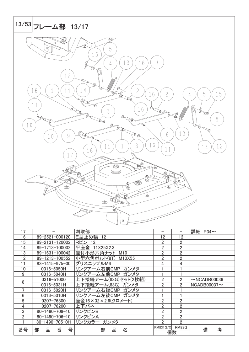 フレーム部 13/17