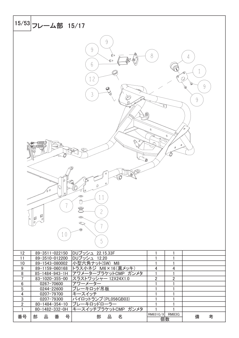 フレーム部 15/17