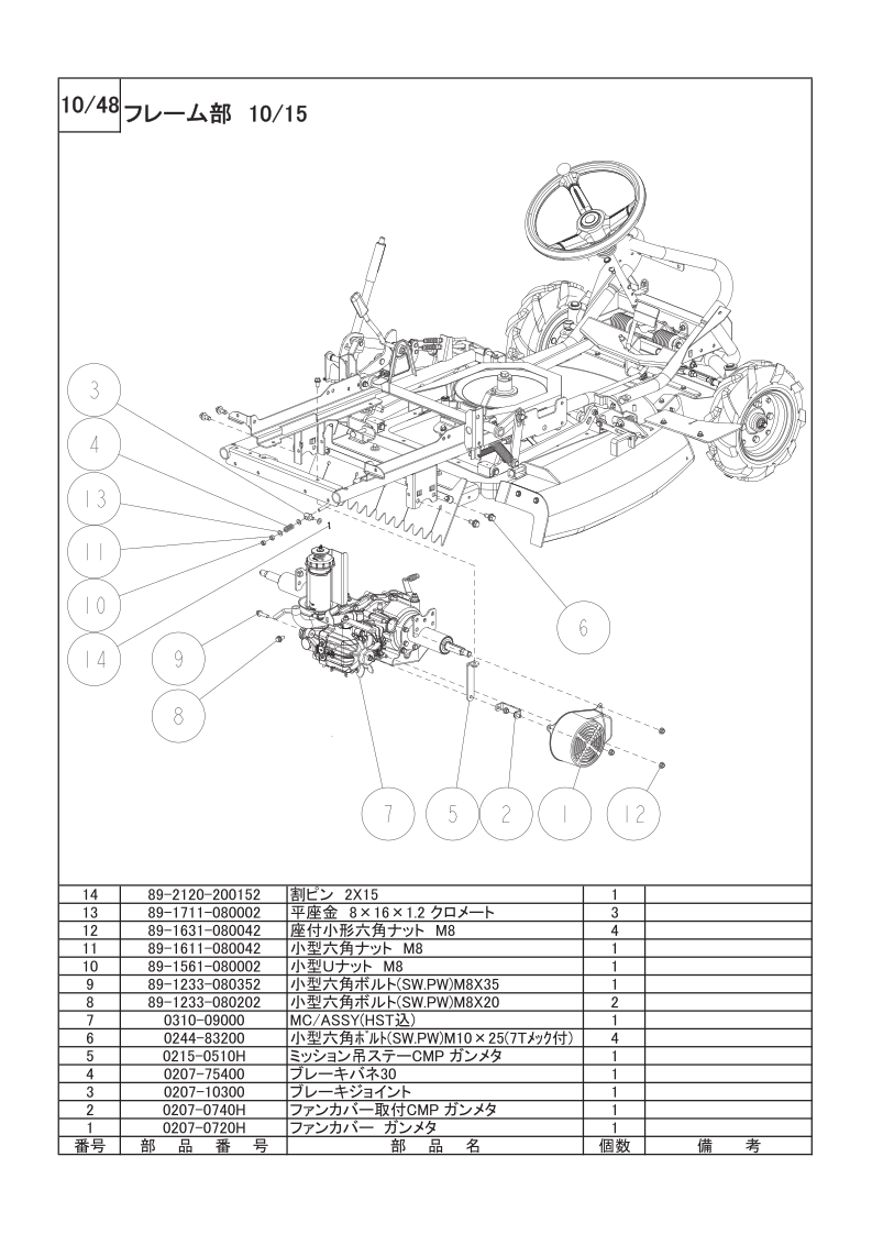 フレーム部 10/15