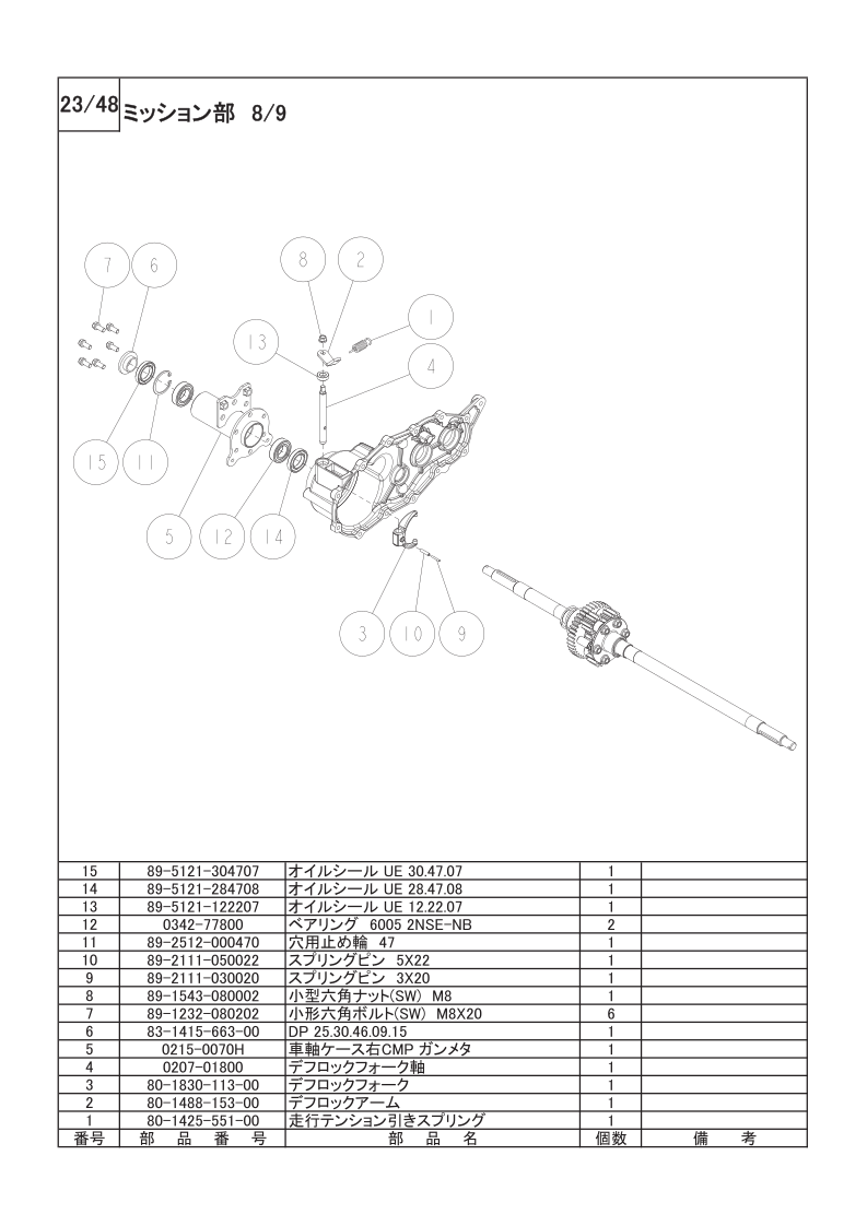 ミッション部 8/9