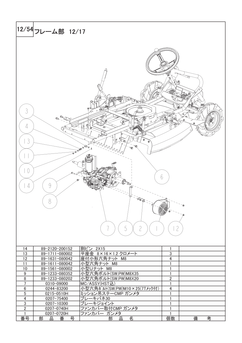 フレーム部 12/17