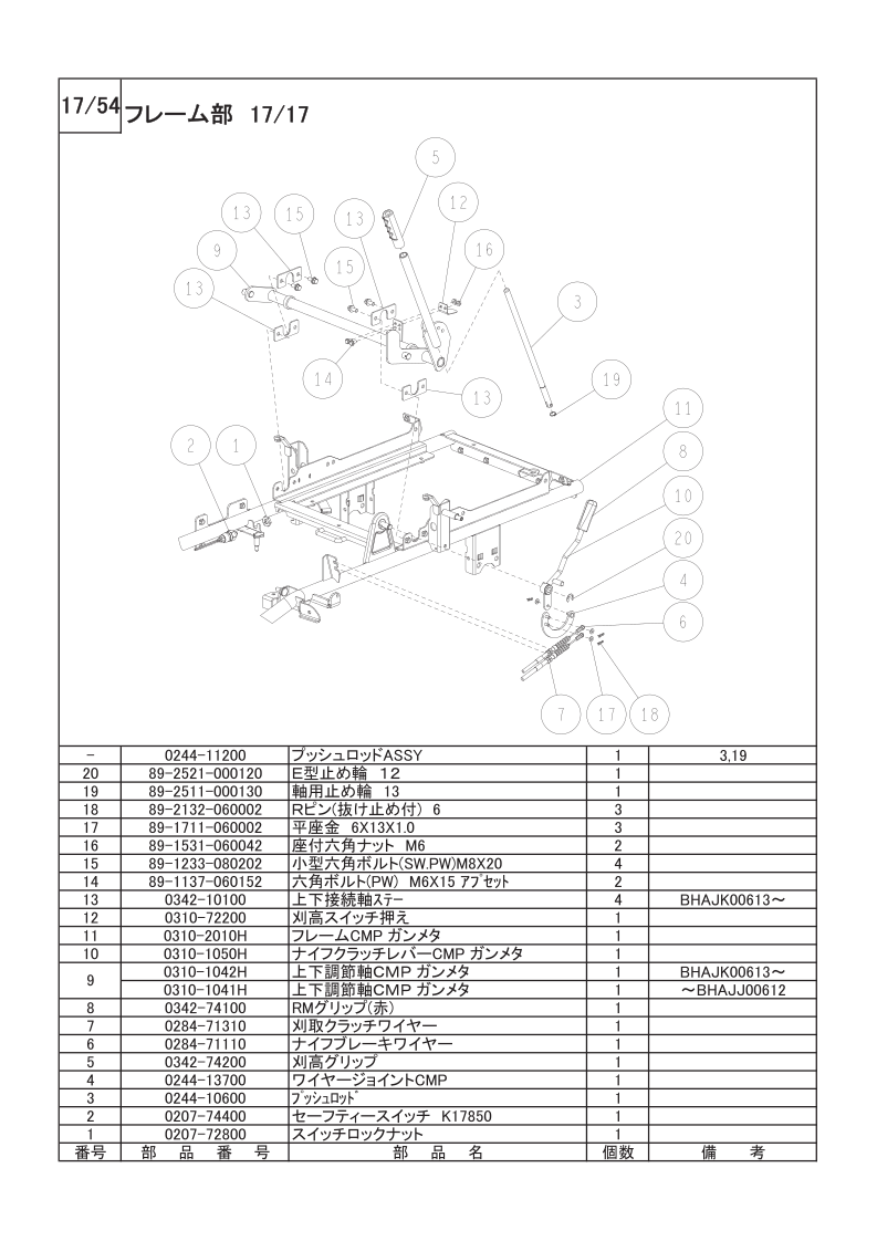フレーム部 17/17
