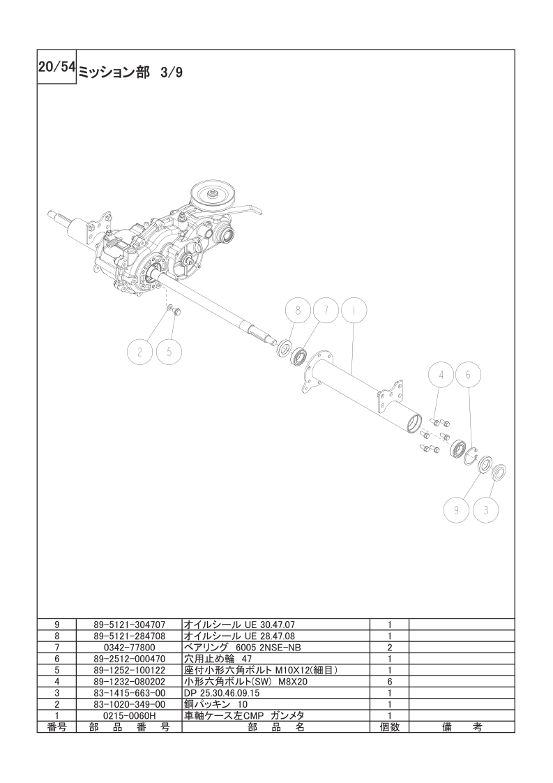 ミッション部 3/9
