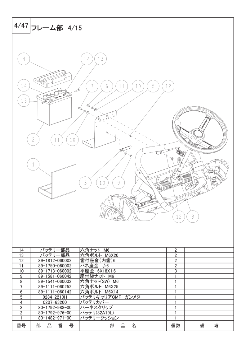 フレーム部 4/15