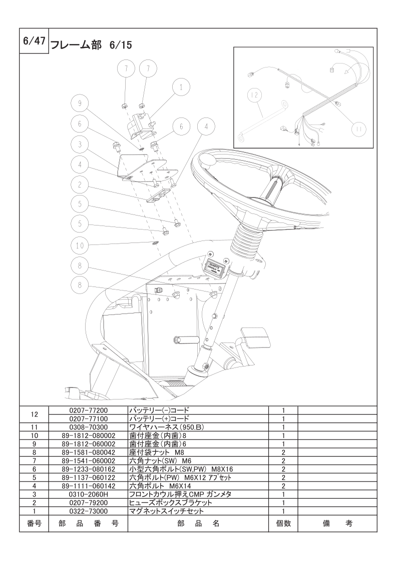 フレーム部 6/15
