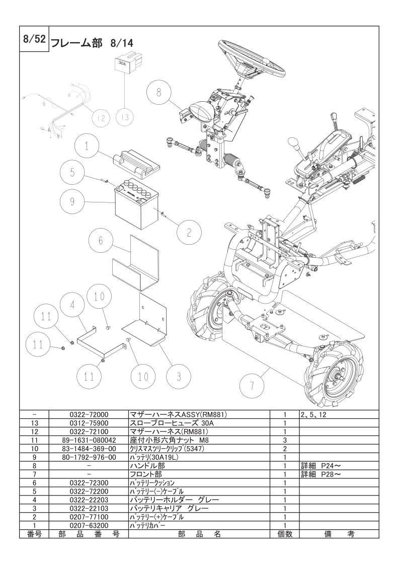フレーム部 8/14