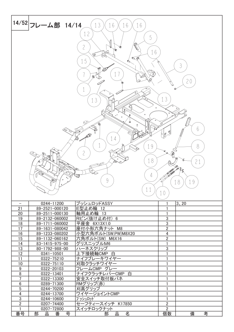 フレーム部 14/14