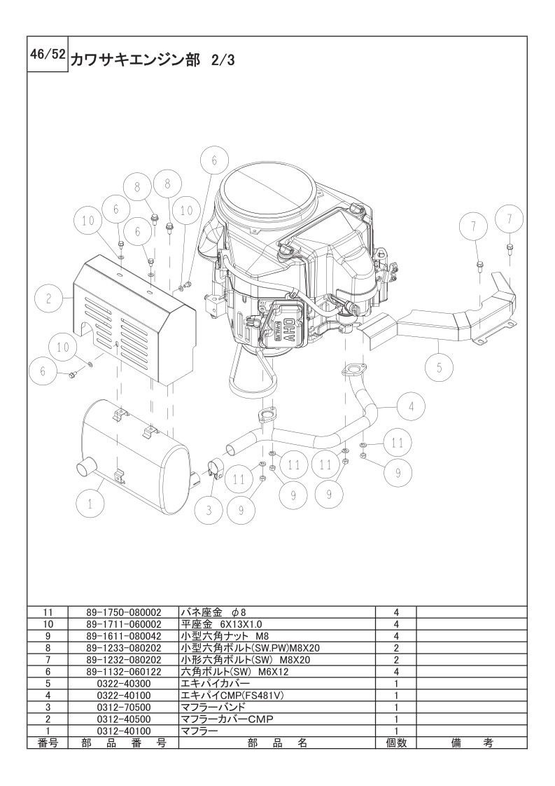 カワサキエンジン部 2/3