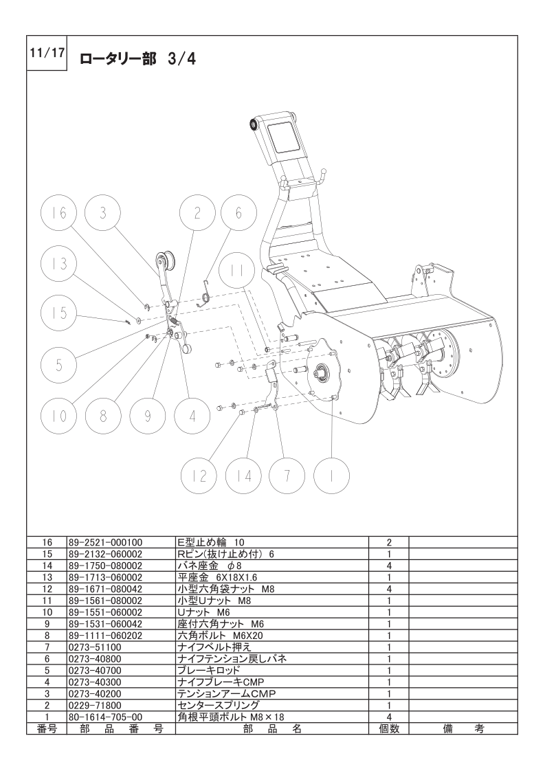 ロータリー部 3/4