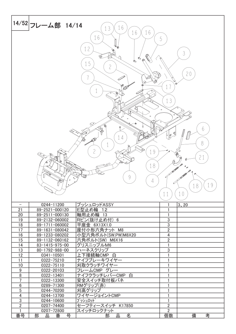 フレーム部 14/14